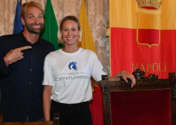 Massimiliano Rosolino e Federica Pellegrini (Foto: LaPresse)