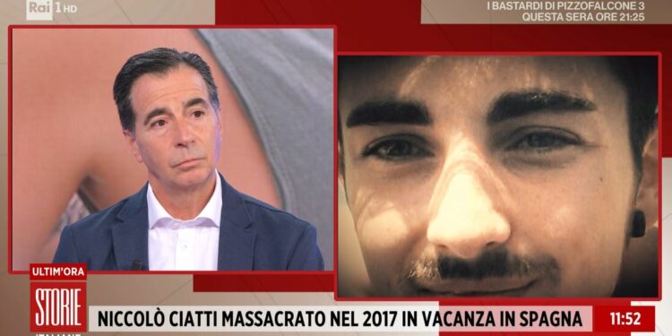 Niccolò Ciatti: papà Luigi a Storie Italiane