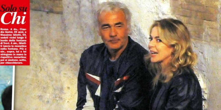 Massimo Giletti e Claudia Gerini su Chi