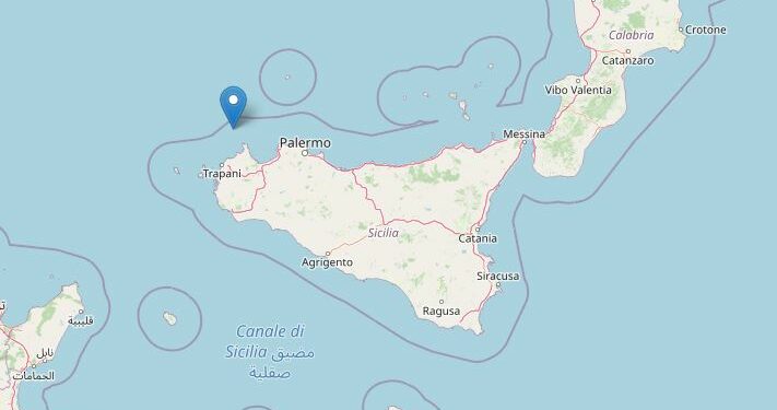 Terremoto a Trapani, Ingv