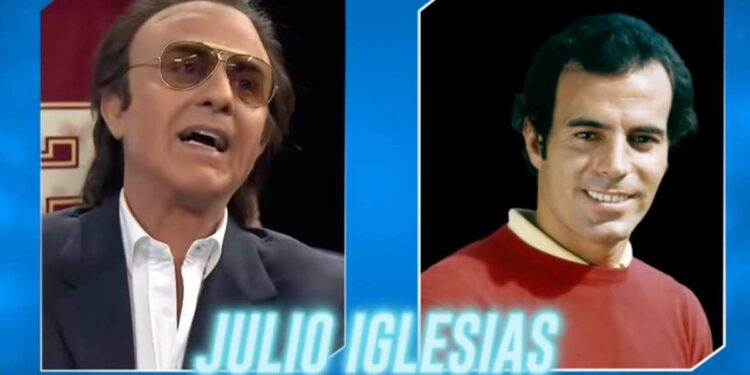 Simone Montedoro è Julio Iglesias