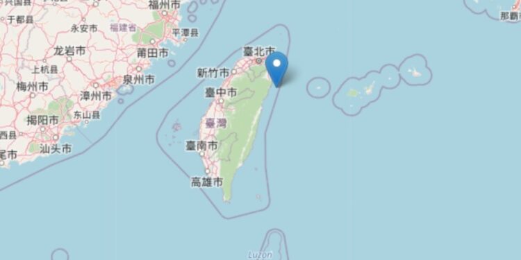 Terremoto Taiwan (foto Ingv)