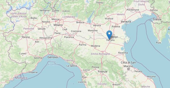 Terremoto a Rovigo, Ingv