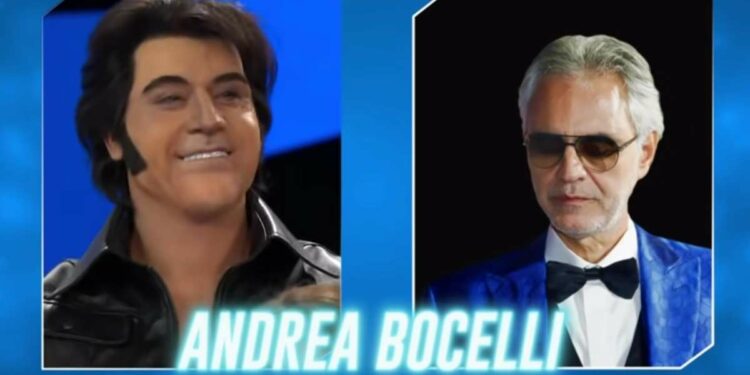 Dennis Fantina è Andrea Bocelli, Tale e Quale Show 2021