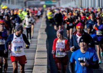 Durante la maratona di New York (LaPresse)