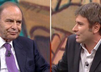 Bruno Vespa e Alessandro Di Battista, Dimartedì