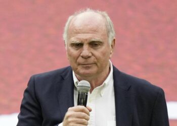 Uli Hoeness, presidente onorario del Bayern Monaco (Foto LaPresse)