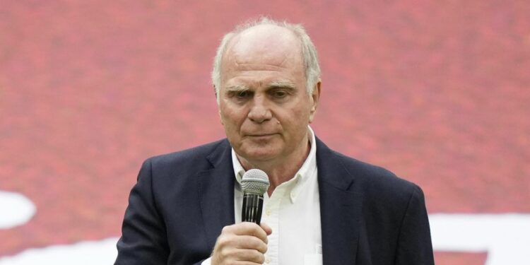 Uli Hoeness, presidente onorario del Bayern Monaco (Foto LaPresse)