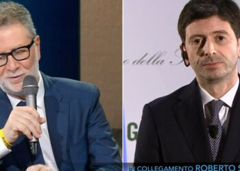 Il ministro Roberto Speranza a Che tempo che fa