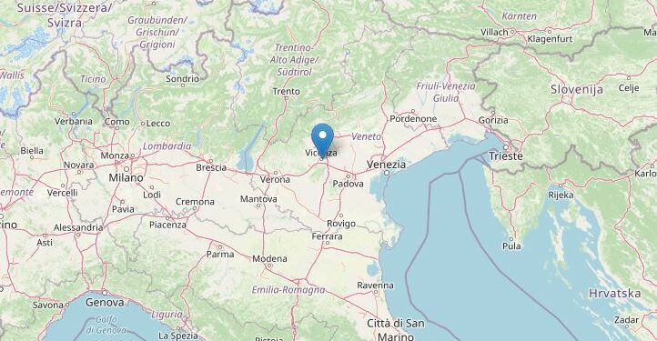 Terremoto a Vicenza, Ingv