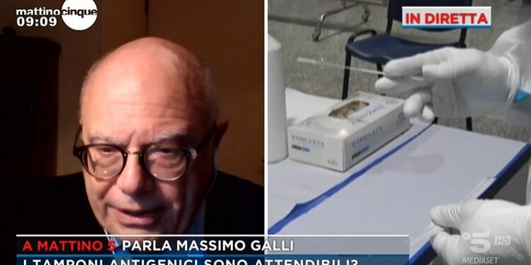 Massimo Galli a Mattino 5