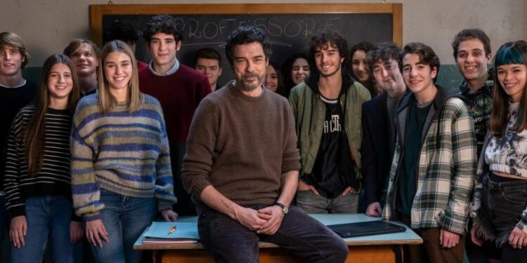 Il cast di "Un professore"