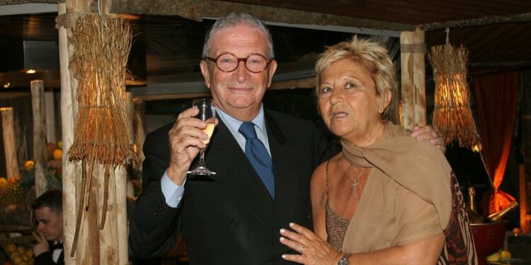 Luciano Rispoli e la moglie Teresa Betto (LaPresse)