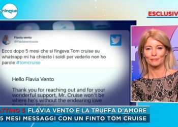 Flavia Vento a Mattino 5