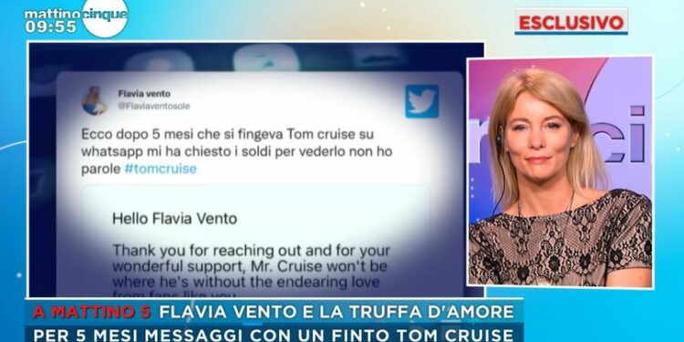 Flavia Vento a Mattino 5