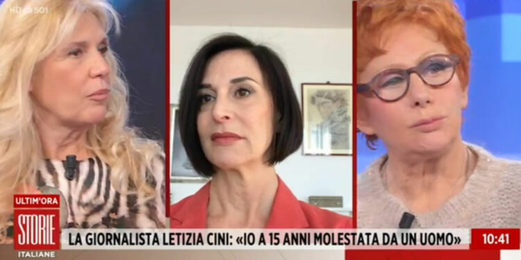 Letizia Cini, ospite a "Storie Italiane"