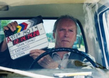 Clint Eastwood sul set di Gran Torino