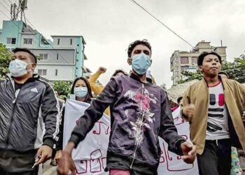 Proteste in Myanmar (LaPresse)