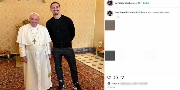 ibrahimovic papa francesco