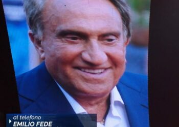 Emilio Fede, telefonata a Non è l'Arena