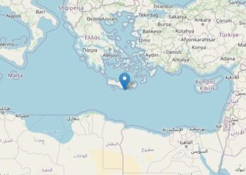 Terremoto in Grecia, Creta (Ingv)