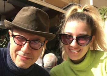 Giampiero Ingrassia con la figlia Rebecca su Instagram