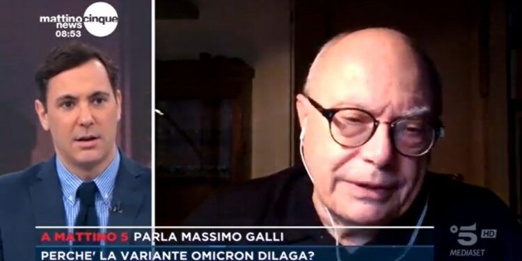 Massimo Galli a Mattino 5