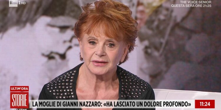 Nada Ovcina, moglie Gianni Nazzaro, a Storie Italiane