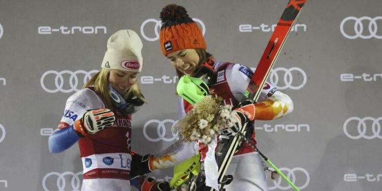 slalom Shiffrin Vlhova