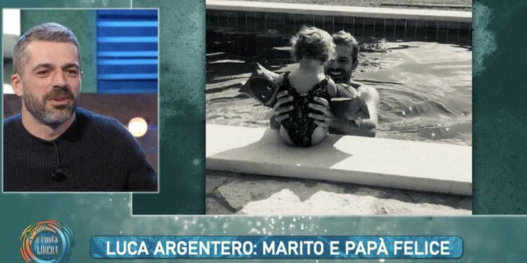 Luca Argentero e la figlia