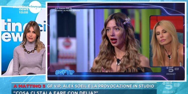 Arianna David a Mattino 5