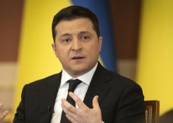 Il presidente ucraino Volodymyr Zelensky (LaPresse)