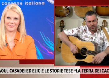 Eleonora Daniele e Mirko Casadei (Storie Italiane, 2022)