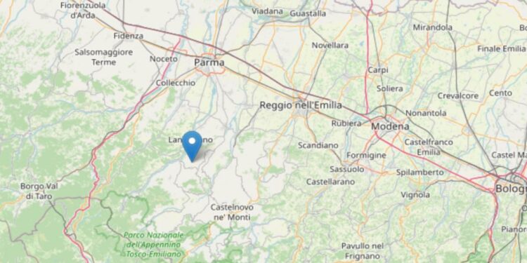 Terremoto Parma (Ingv)