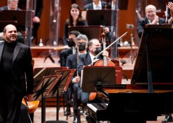 Kirill Gerstei e Antonio Pappano (Foto Musacchio Iannello)