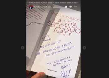 Tommaso Zorzi e il libro di Natalia Paragoni