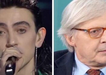 Michele Bravi e Vittorio Sgarbi