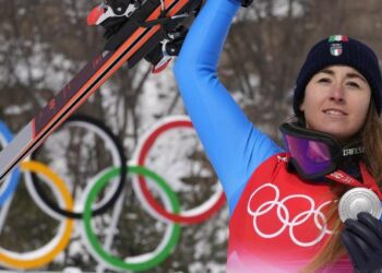 Sofia Goggia, medaglia d'argento nella discesa alle Olimpiadi Pechino 2022