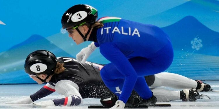 Arianna Fontana, diretta short track 1500 metri Olimpiadi Pechino 2022 (Foto LaPresse)