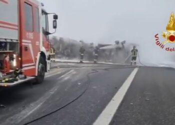 Incidente in A1 (Vigili del Fuoco)