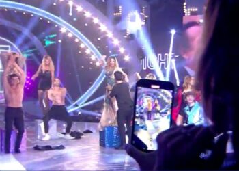 Maria Monsè e Biagio D'Anelli nel balletto al Gf Vip