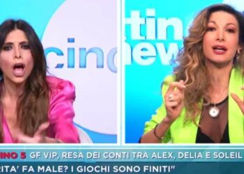 Emanuela Tittocchia e Maria Monsè (Mattino Cinque News, 2022)