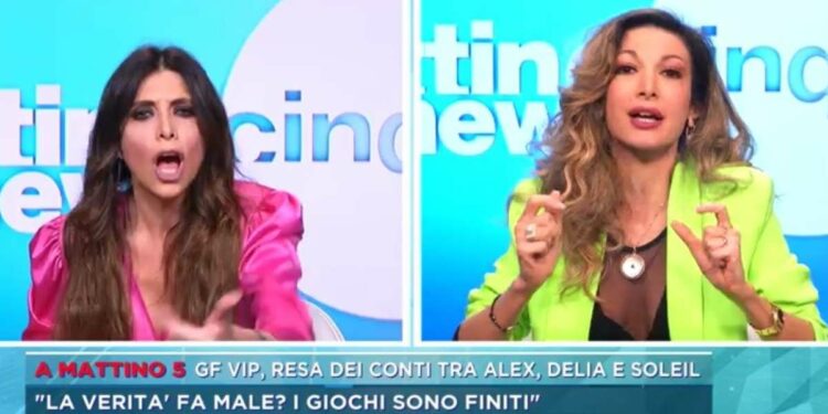 Emanuela Tittocchia e Maria Monsè (Mattino Cinque News, 2022)