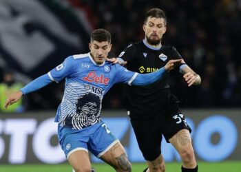 Di Lorenzo Napoli Lazio (Foto LaPresse)