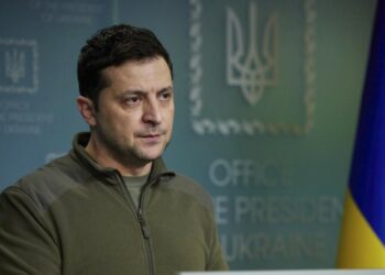 Il presidente ucraino Volodymyr Zelensky (LaPresse)