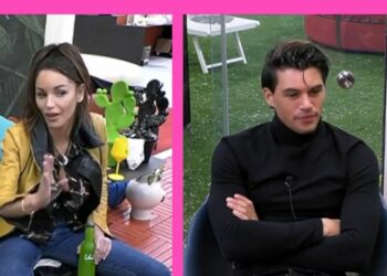 Delia Duran e Antonio Medugno al Gf vip 6 (Fonte: web)