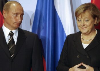 Putin con Merkel