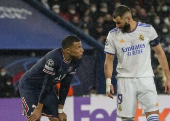 Mbappé del PSG e Benzema del Real Madrid (LaPresse)