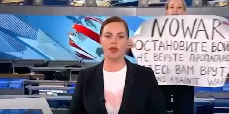 giornalista tv russia