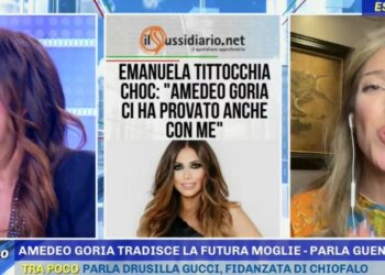 Emanuela Tittocchia e Guenda Goria (Pomeriggio Cinque, 2022)